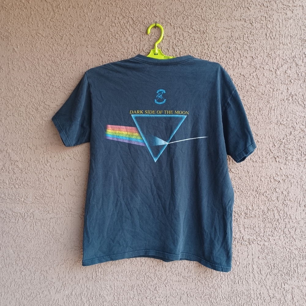 PINK FLOYD DARK SIDE OF THE MOON STILL FIRST IN SPACE T SHIRT RARE VTG ROCK L - Picture 3 of 6